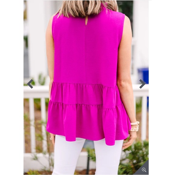 Shop the‎ Mint Medium Get a Reaction Tiered Tank - Picture 3 of 5